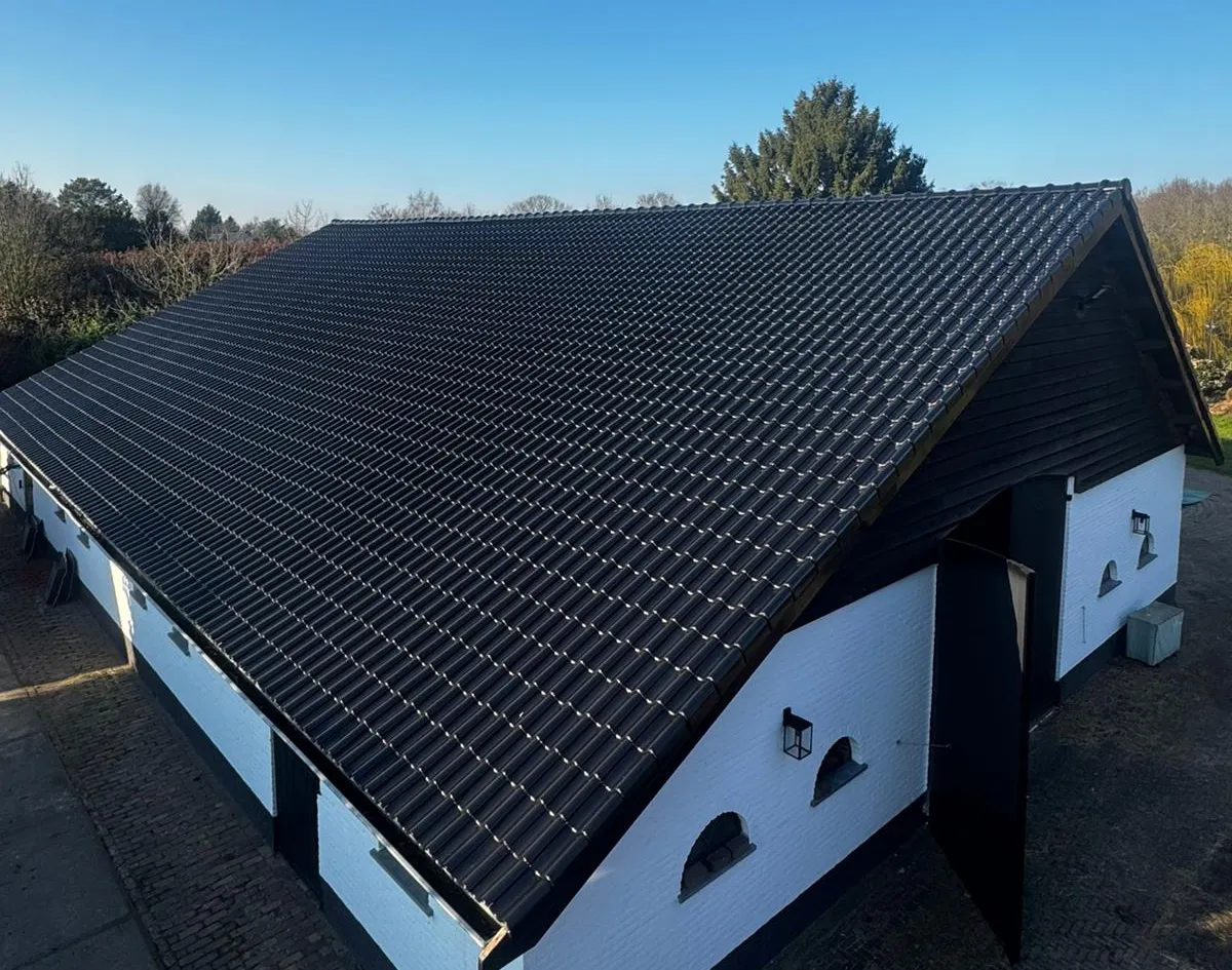Vernieuwd pannendak op vrijstaande woning